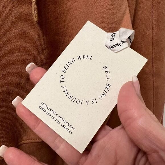 Revolve WELL BEING BEING WELL size small Avalon half zip hoodie organic cotton - Picture 4 of 12